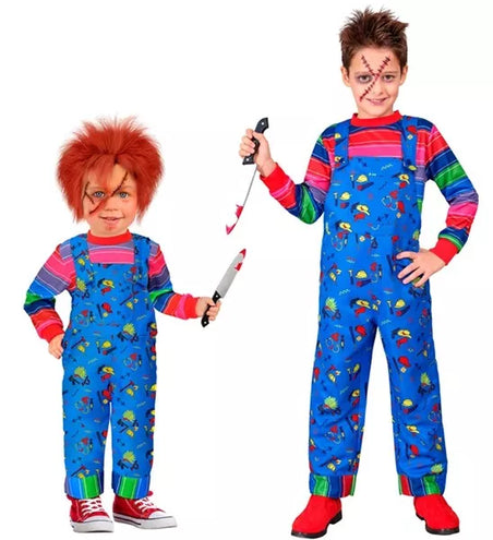 E-Carnavalskleding.nl Good guy chucky kostuum Maud kinderen