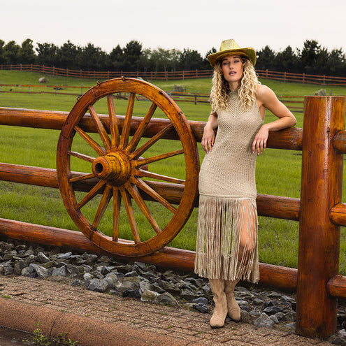 E-Carnavalskleding.nl Gouden cowboyhoed glitter Texas