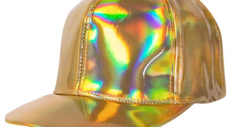 E-Carnavalskleding.nl Gouden pet holografisch