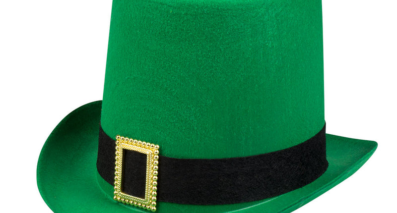 E-Carnavalskleding.nl Groene hoge hoed St. Patrick
