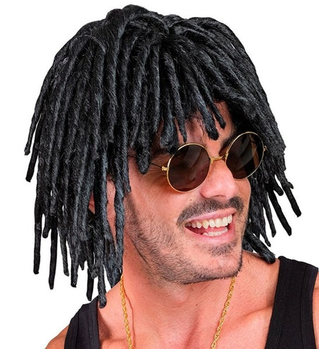 E-Carnavalskleding.nl Gullit pruik dreadlock zwart
