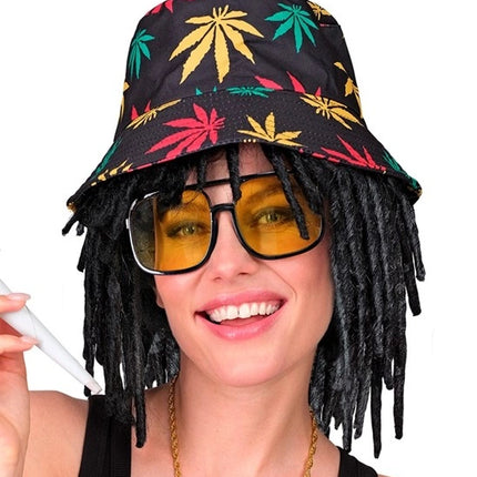 E-Carnavalskleding.nl Gullit pruik dreadlock zwart