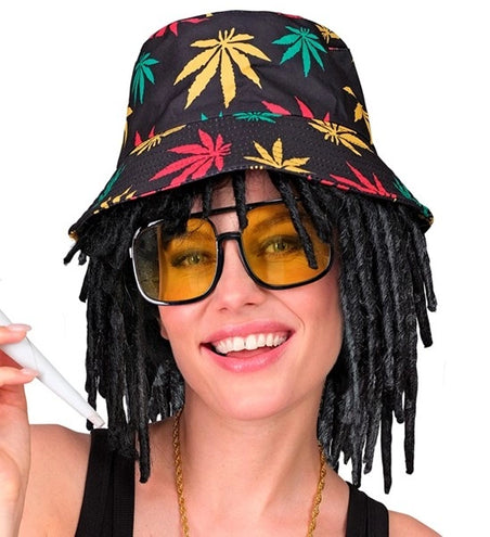 E-Carnavalskleding.nl Gullit pruik dreadlock zwart