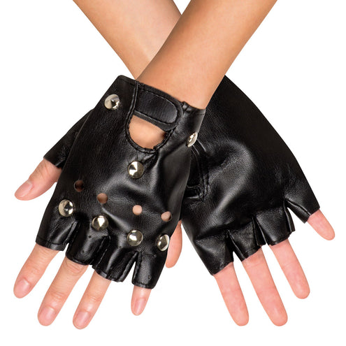 E-Carnavalskleding.nl Handschoenen Biker Rocker