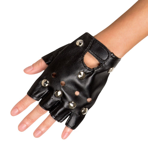 E-Carnavalskleding.nl Handschoenen Biker Rocker