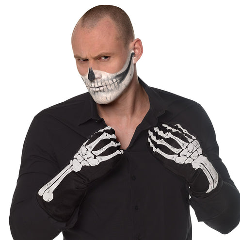 E-Carnavalskleding.nl Handschoenen Bones