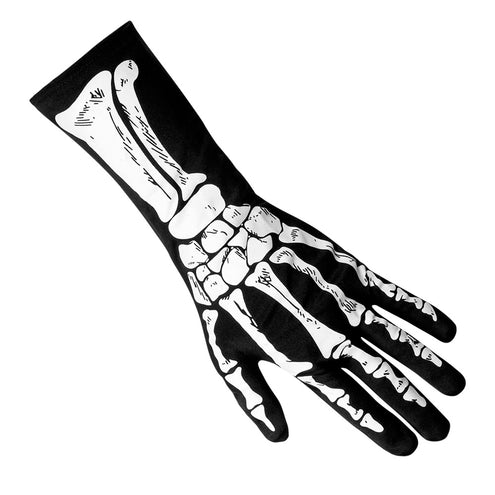 E-Carnavalskleding.nl Handschoenen Bones
