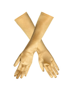 E-Carnavalskleding.nl Handschoenen elleboog Monte Carlo goud