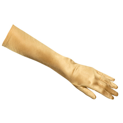 E-Carnavalskleding.nl Handschoenen elleboog Monte Carlo goud
