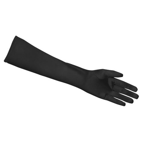 E-Carnavalskleding.nl Handschoenen elleboog Monte Carlo zwart