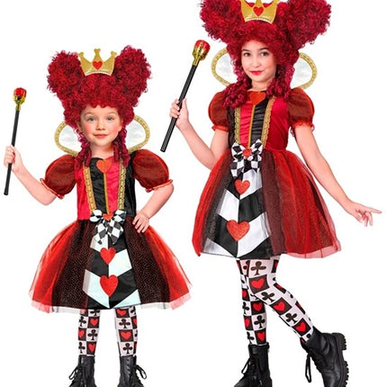 E-Carnavalskleding.nl Harten koningin kostuum Guusje kinderen