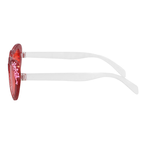 E-Carnavalskleding.nl Hartjes bril Love rood