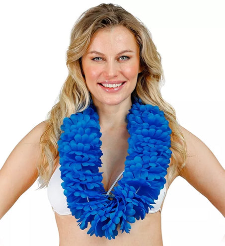 E-Carnavalskleding.nl Hawaii krans blauw Milan