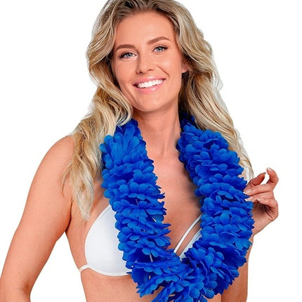 E-Carnavalskleding.nl Hawaii krans blauw Milan