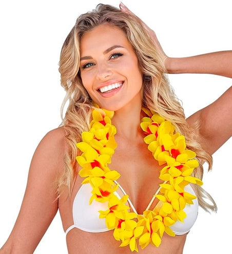 E-Carnavalskleding.nl Hawaii krans geel Lyncy