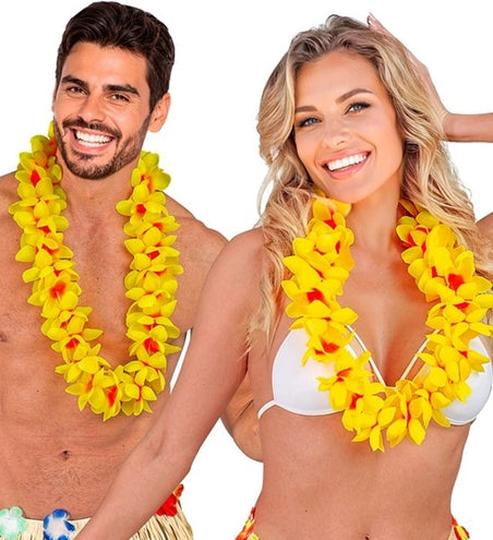 E-Carnavalskleding.nl Hawaii krans geel Lyncy