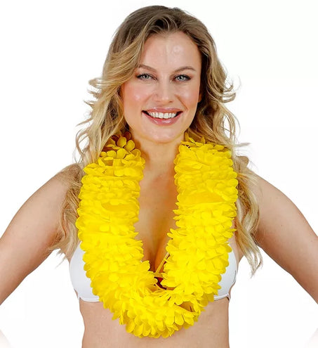 E-Carnavalskleding.nl Hawaii krans geel Lynn