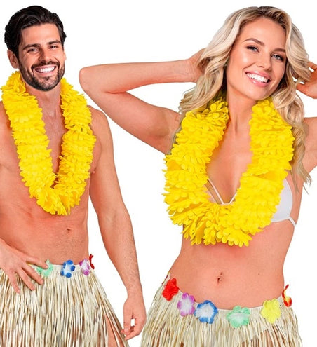 E-Carnavalskleding.nl Hawaii krans geel Lynn