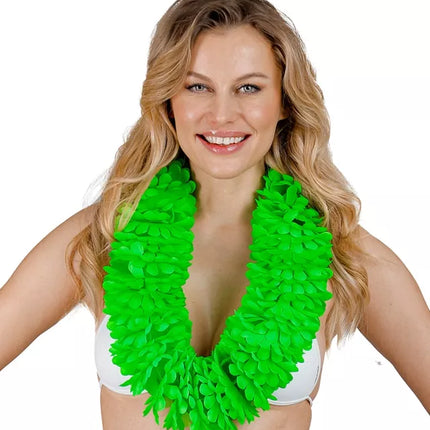 E-Carnavalskleding.nl Hawaii krans groen Joep
