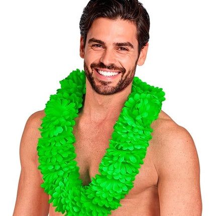 E-Carnavalskleding.nl Hawaii krans groen Joep
