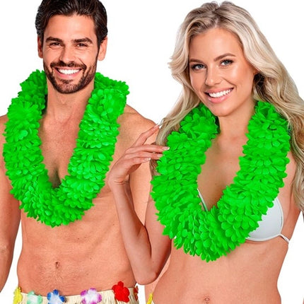 E-Carnavalskleding.nl Hawaii krans groen Joep