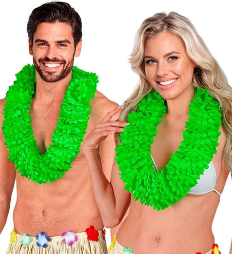 E-Carnavalskleding.nl Hawaii krans groen Joep