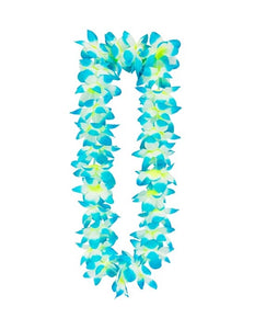 E-Carnavalskleding.nl Hawaii krans licht blauw Thijs