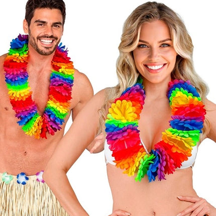 E-Carnavalskleding.nl Hawaii krans multi Joep
