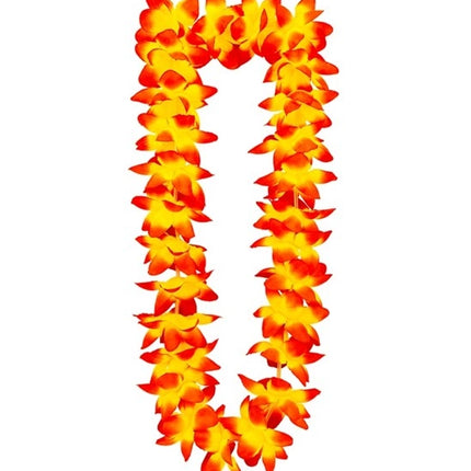 E-Carnavalskleding.nl Hawaii krans oranje Ilsa