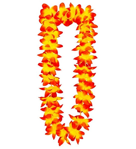 E-Carnavalskleding.nl Hawaii krans oranje Ilsa