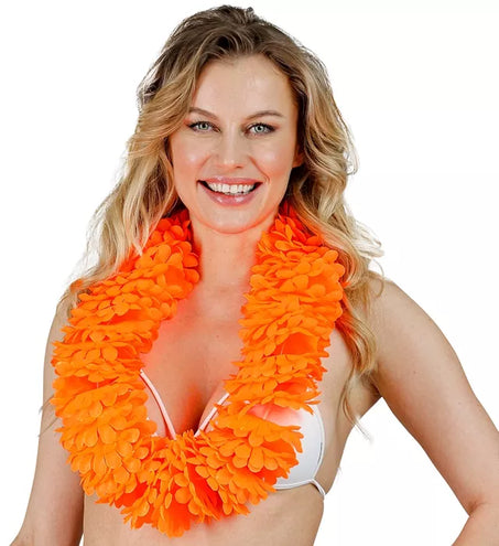 E-Carnavalskleding.nl Hawaii krans oranje Ilse