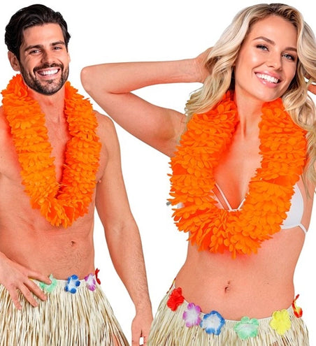 E-Carnavalskleding.nl Hawaii krans oranje Ilse