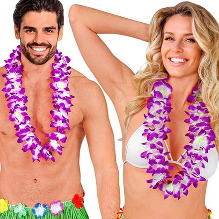 E-Carnavalskleding.nl Hawaii krans paars Noach
