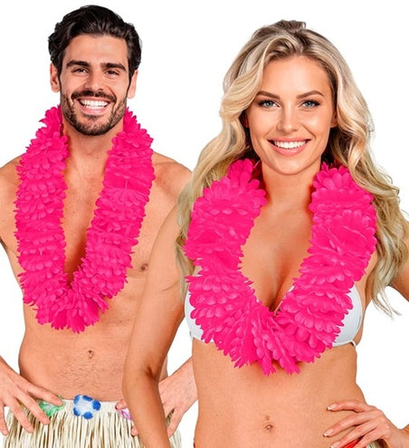 E-Carnavalskleding.nl Hawaii krans roze Teun