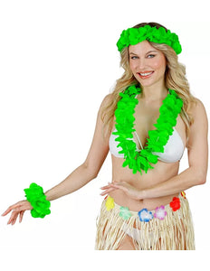 E-Carnavalskleding.nl Hawaii set groen Sem