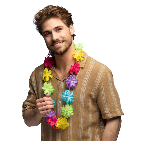 E-Carnavalskleding.nl Hawaiikrans Aloha multikleur