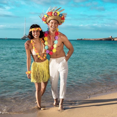 E-Carnavalskleding.nl Hawaiikrans Aloha multikleur