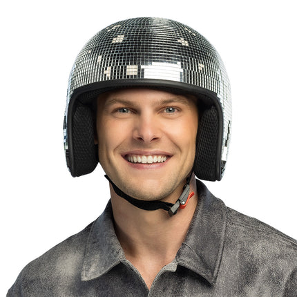 E-Carnavalskleding.nl Helm Disco glitter spiegels