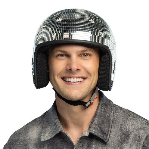 E-Carnavalskleding.nl Helm Disco glitter spiegels