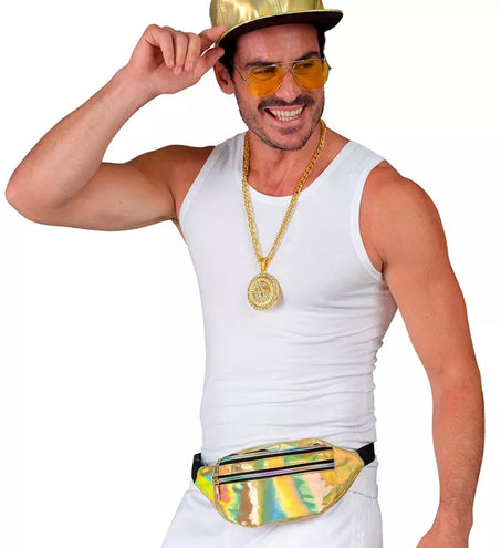 E-Carnavalskleding.nl Heuptas goud holografisch Esmee