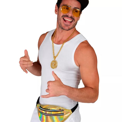 E-Carnavalskleding.nl Heuptas goud holografisch Esmee