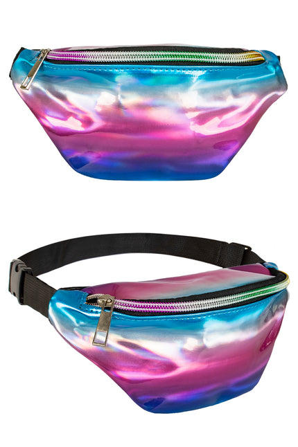E-Carnavalskleding.nl Heuptasje kind blauw roze