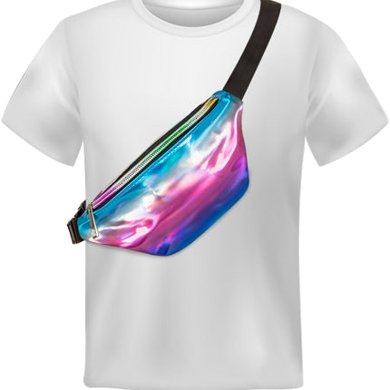 E-Carnavalskleding.nl Heuptasje kind blauw roze
