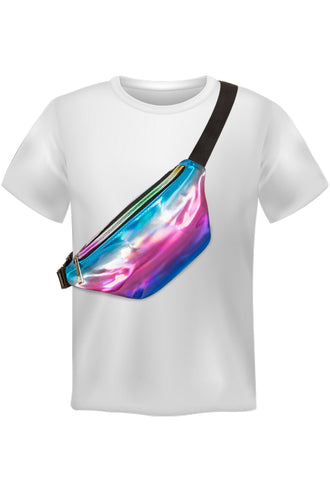 E-Carnavalskleding.nl Heuptasje kind blauw roze