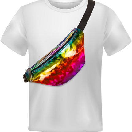 E-Carnavalskleding.nl Heuptasje kind regenboog