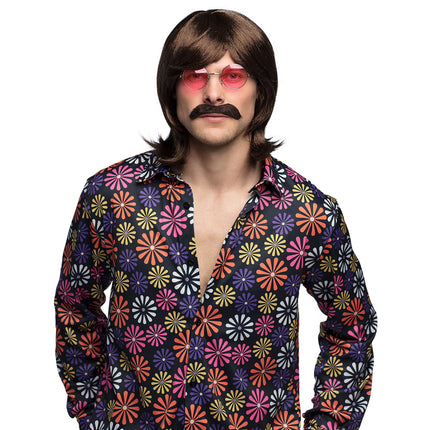 E-Carnavalskleding.nl Hippie bril John roze