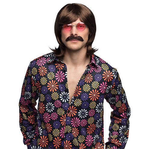 E-Carnavalskleding.nl Hippie bril John roze