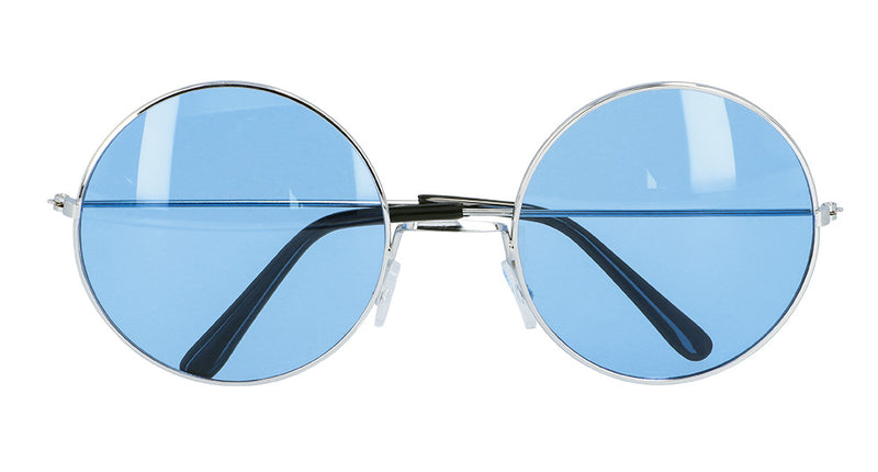 E-Carnavalskleding.nl Hippie bril XL blauw