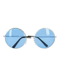 E-Carnavalskleding.nl Hippie bril XL blauw