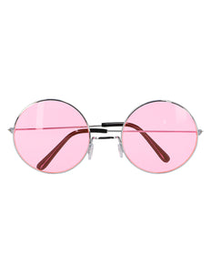 E-Carnavalskleding.nl Hippie bril XL roze